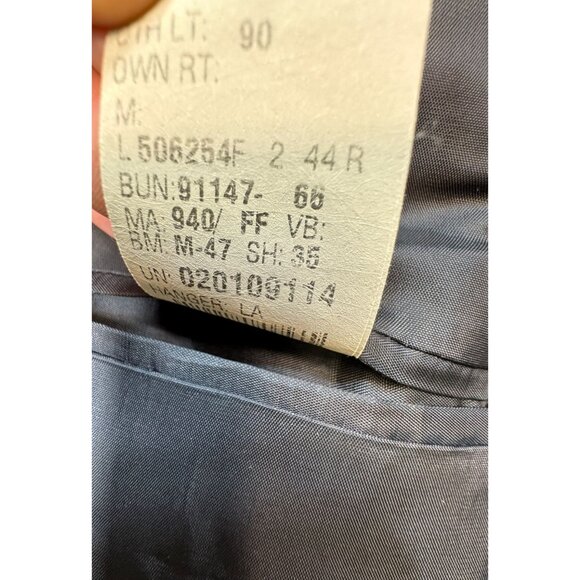 Lauren Ralph Lauren Mens Wool Suit Jacket Blazer Size 44R Grey Classic - Picture 5 of 14